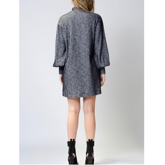 Hanover Cutout Dress Black Ribbed - Picture 4 of 9